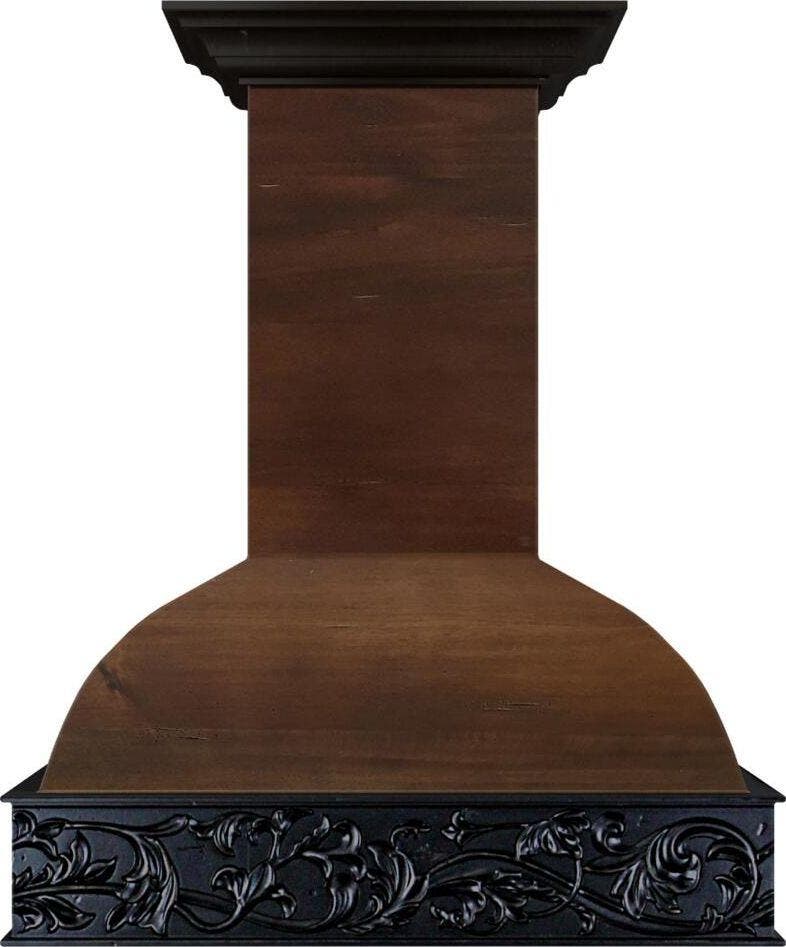 Zline 9393AR36 Walnut/Antigua Black Band