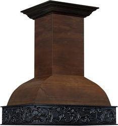 Zline 9393AR36 Walnut/Antigua Black Band