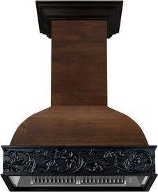 Zline 9393AR36 Walnut/Antigua Black Band