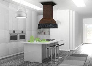 Zline 9393AR36 Walnut/Antigua Black Band