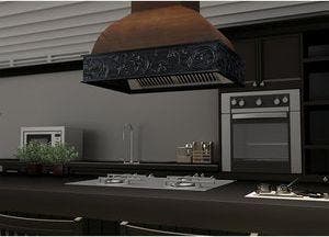 Zline 9393AR36 Walnut/Antigua Black Band