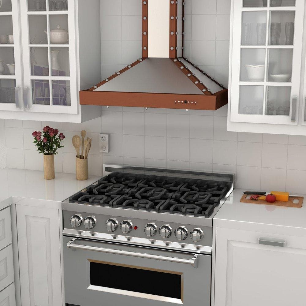 Zline KB2SCCXS30 Stainless Steel/Copper Trims, 30 Inch