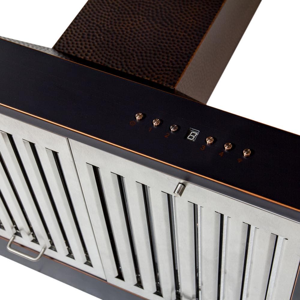 Zline KB2HBXXX30 Hand Hammered Copper/Oil-Rubbed Bronze Accents, 30...