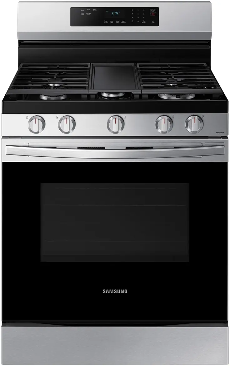Samsung NX60A6311SS 6.0 cu. ft. Smart Freestanding Gas Range