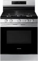 6.0 cu. ft. Smart Freestanding Gas Range with 18K BTU Dual Power Burner & Self Clean