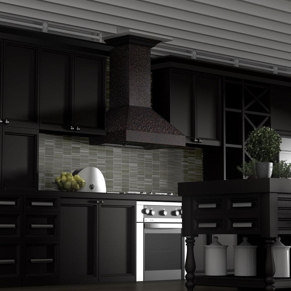 Zline 8667F30 Baked Black/Copper, 30 Inch