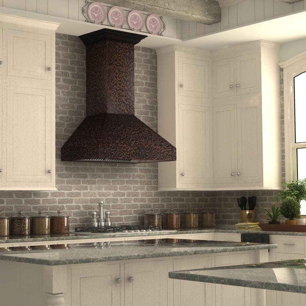 Zline 8667F30 Baked Black/Copper, 30 Inch