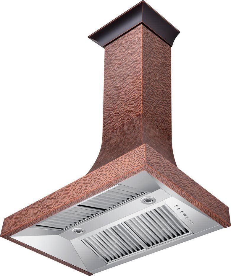 Zline 8632H42 Hand Hammered Copper, 42 Inch, 1200 CFM