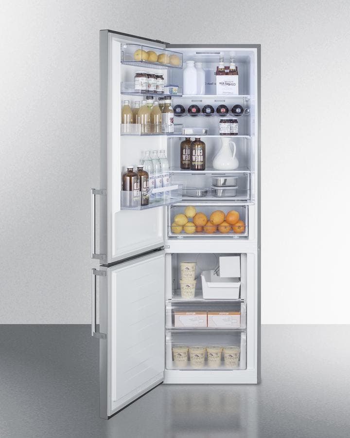 Summit FFBF192SSBIIMLHD Stainless Steel, Ice Maker, Left Hinge