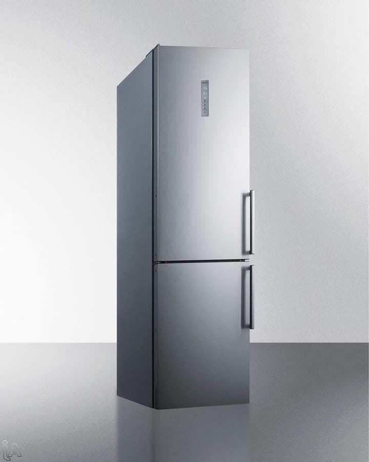 Summit FFBF192SSLHD Stainless Look/Platinum, Ice Maker, Left Hinge