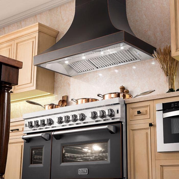 Zline 8632B48 Oil-Rubbed Bronze, 48 Inch, 1200 CFM