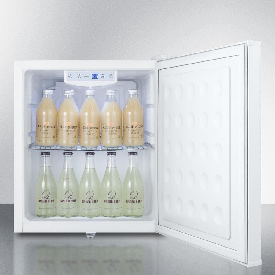 Summit FFAR25L7BISS Stainless Steel/White