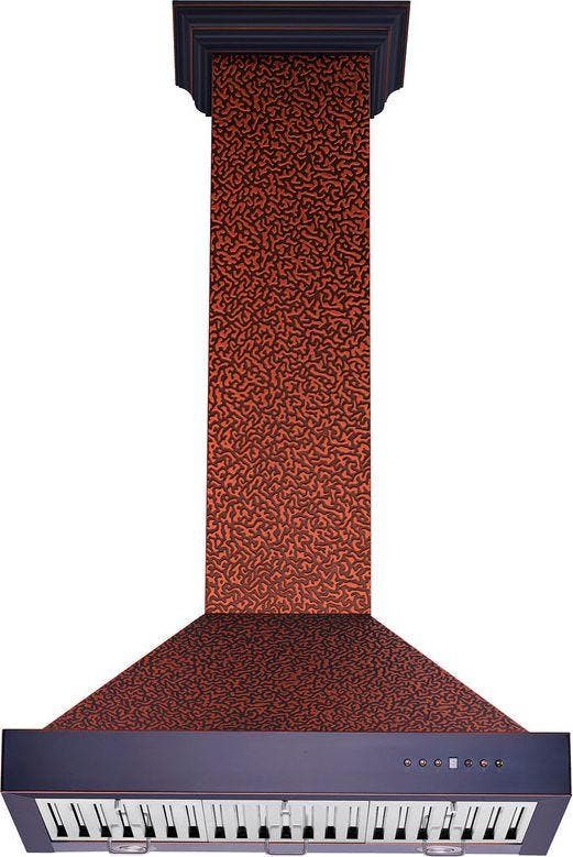 Zline KB2EBXXX48 Embossed Copper/Oil Rubbed Bronze, 48 Inch