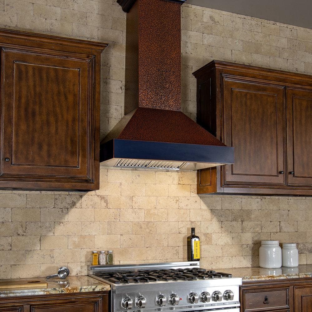 Zline KB2EBXXX48 Embossed Copper/Oil Rubbed Bronze, 48 Inch