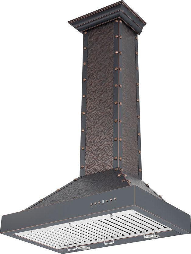 Zline KB2HBBXB30 Hand Hammered Copper/Oil Rubbed Bronze, 30 Inch
