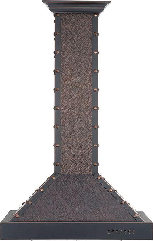 Zline KB2HBBXB36 Hand Hammered Copper/Oil Rubbed Bronze, 36 Inch