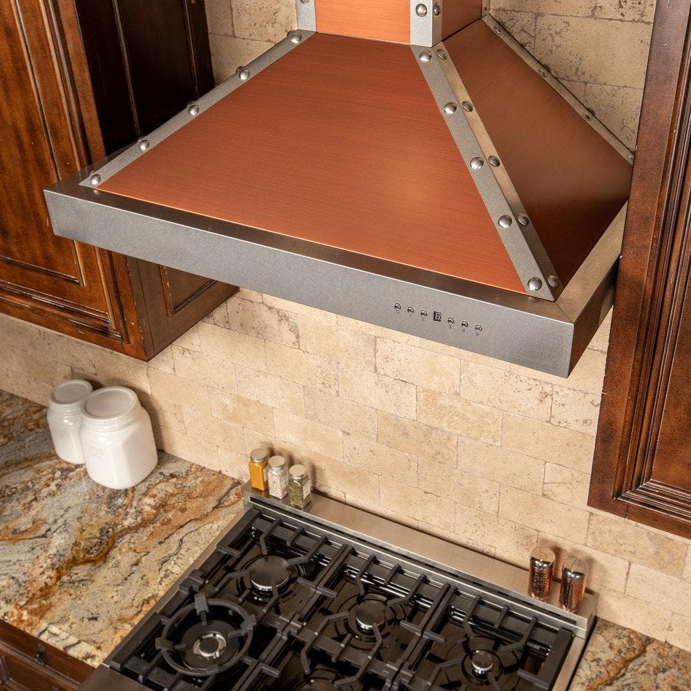 Zline KB2CSSXS48 Copper/Stainless Steel, 48 Inch