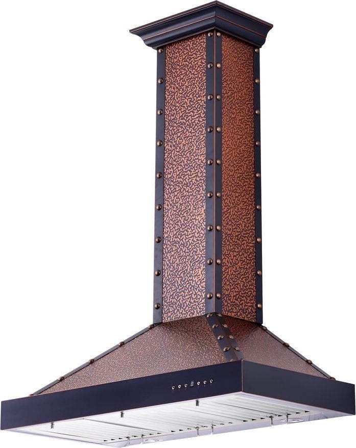 Zline KB2EBBXB42 Embossed Copper/Oil Rubbed Bronze, 42 Inch