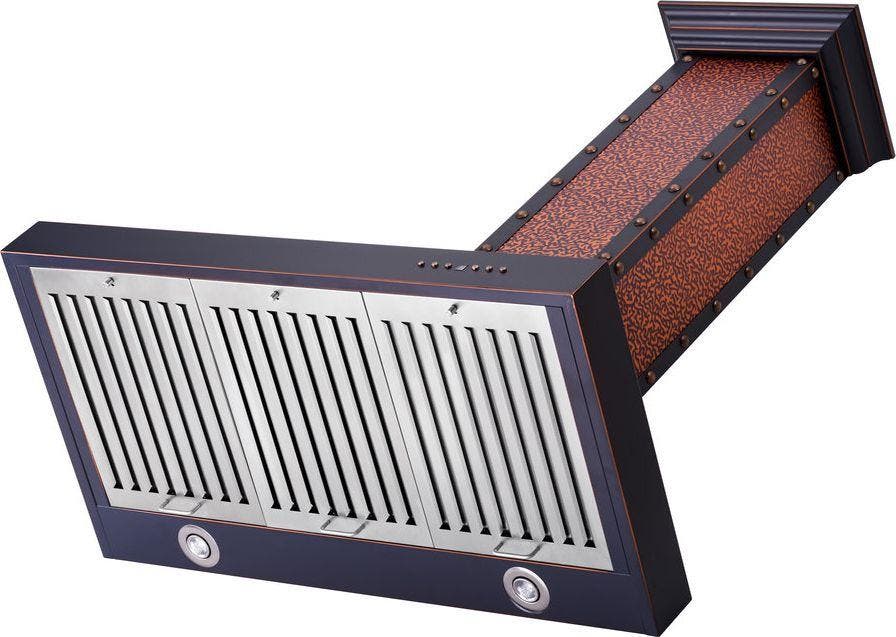 Zline KB2EBBXB42 Embossed Copper/Oil Rubbed Bronze, 42 Inch