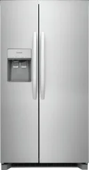 36 Inch Counter Depth Side by Side Refrigerator with 22.2 Cu. Ft. Capacity, Adjustable Glass Shelves, Door and Temperature Alarms, Capacitive Touch Controls, Ice Maker, External Water/Ice Dispenser, NSF Certified, and cUL/UL Listed