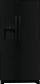 33 Inch Freestanding Side by Side Refrigerator with 22.3 Cu. Ft. Total Capacity, EvenTemp™ Cooling System, Fresh Storage Crispers, Ice Maker, Filtered Water/Ice Dispenser, PurePour™ Water Filter, and NSF Certified