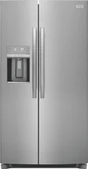 36 Inch Counter Depth Freestanding Side by Side Refrigerator with 22.3 Cu. Ft. Total Capacity, CrispSeal® Plus Crisper, EvenTemp™ Cooling System, Ice Maker, Filtered Water/Ice Dispenser, and ENERGY STAR® Certified