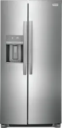 33 Inch Freestanding Side by Side Refrigerator with 22.3 Cu. Ft. Total Capacity, CrispSeal® Plus Crisper, EvenTemp™ Cooling System, SpaceWise® Organization System, Ice Maker, Filtered Water/Ice Dispenser, and ENERGY STAR® Certified