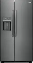 36 Inch Freestanding Side by Side Refrigerator with 25.6 Cu. Ft. Total Capacity, CrispSeal® Plus Crisper, Filtered Water/Ice Dispenser, PurePour™ Water Filter, PureAir Ultra® II Air Filter, and ENERGY STAR® Certified