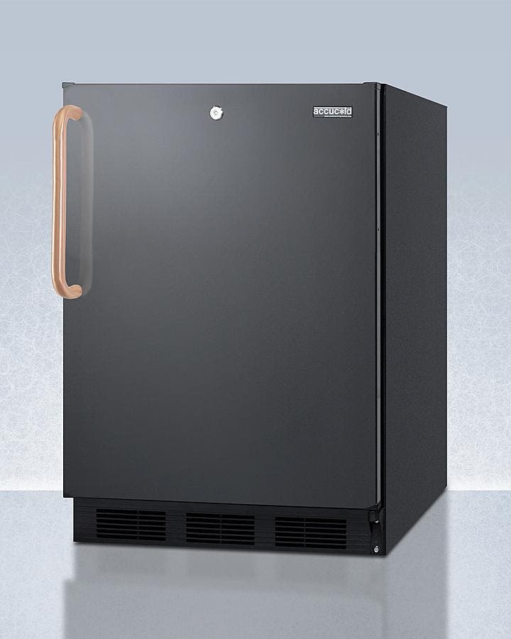 Summit FF7LBLKBITBCADA Black, Antimicrobial Pure Copper Handle, ADA Compl...