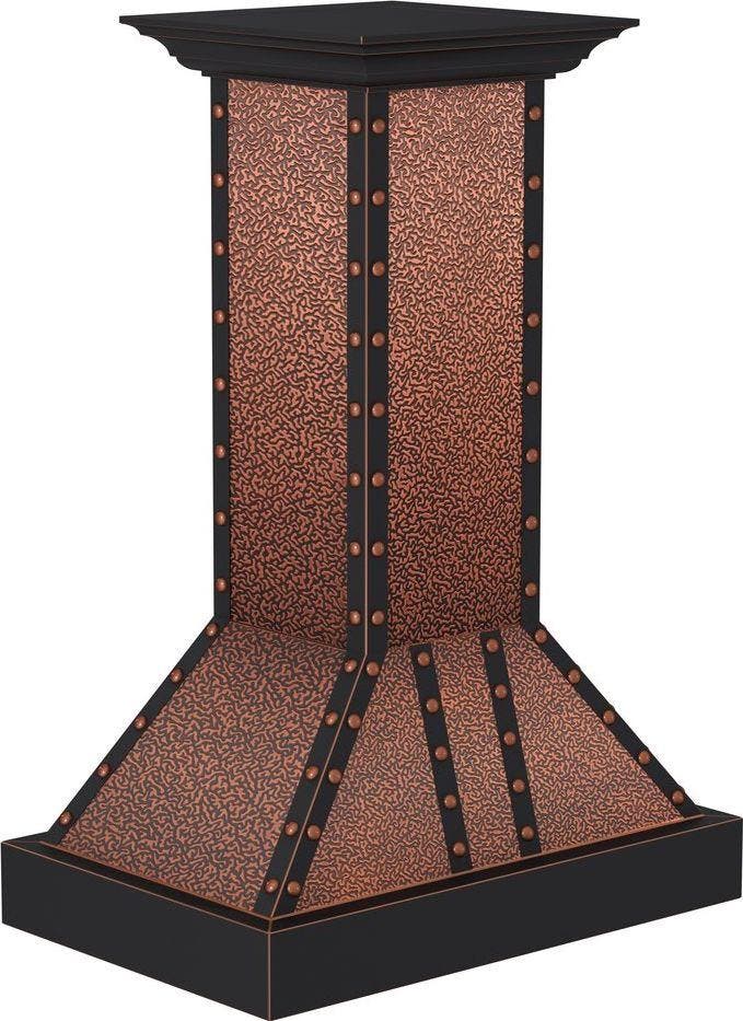 Zline 655IEBBBB36 Embossed Copper/Oil-Rubbed Bronze, 1200 CFM