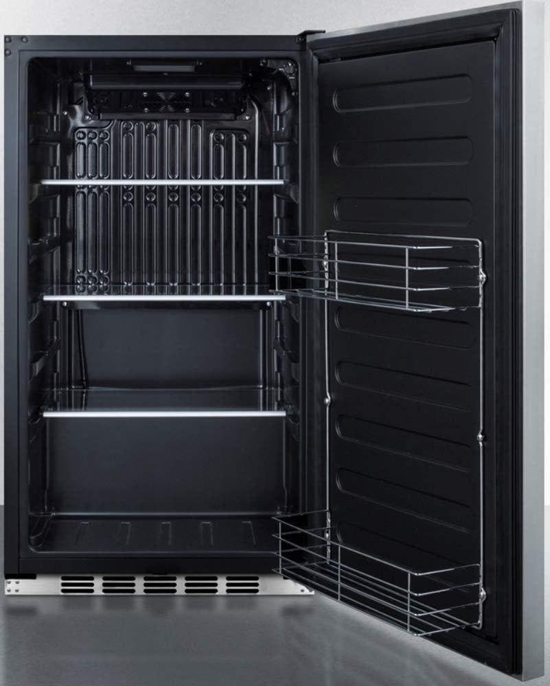 Summit FF195H34 Stainless Steel/Black, Pro Handle, Height Adjustab...