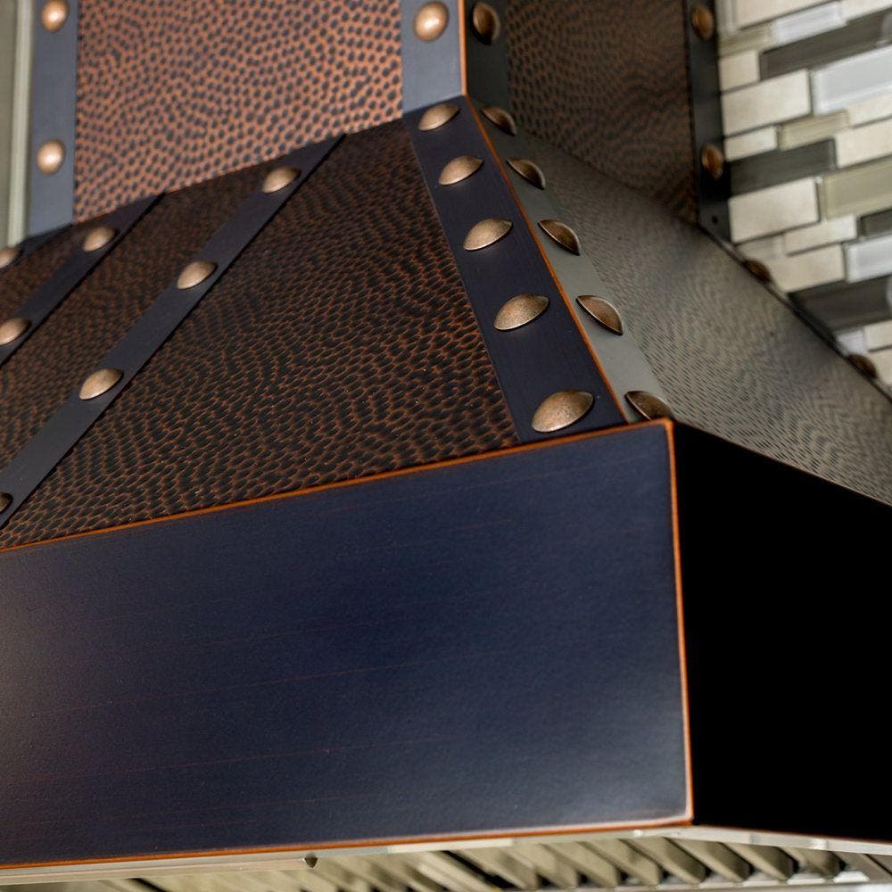 Zline 655HBBBB30 Hammered Copper, 30 Inch, 400 CFM
