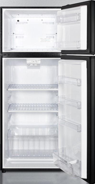 Summit FF1161KS Black Stainless Steel/Black