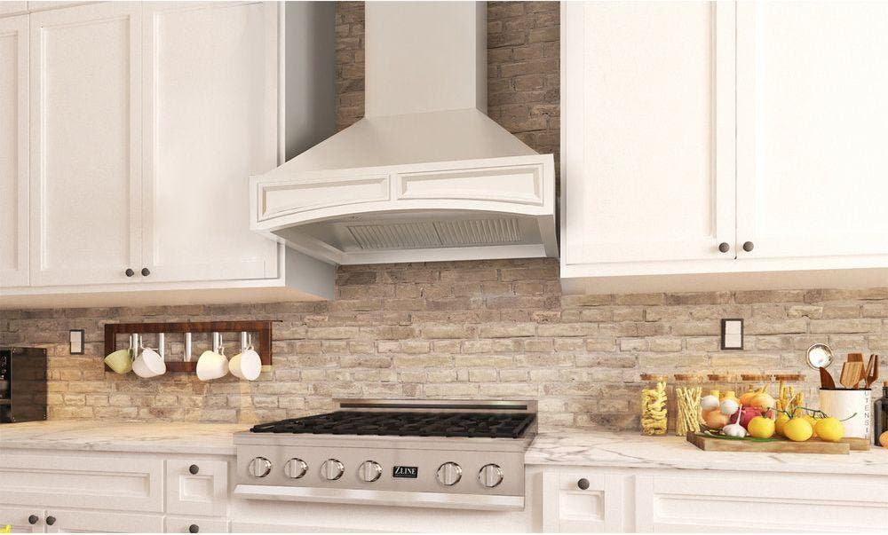 Zline 321TT30 White, 30 Inch, 400 CFM