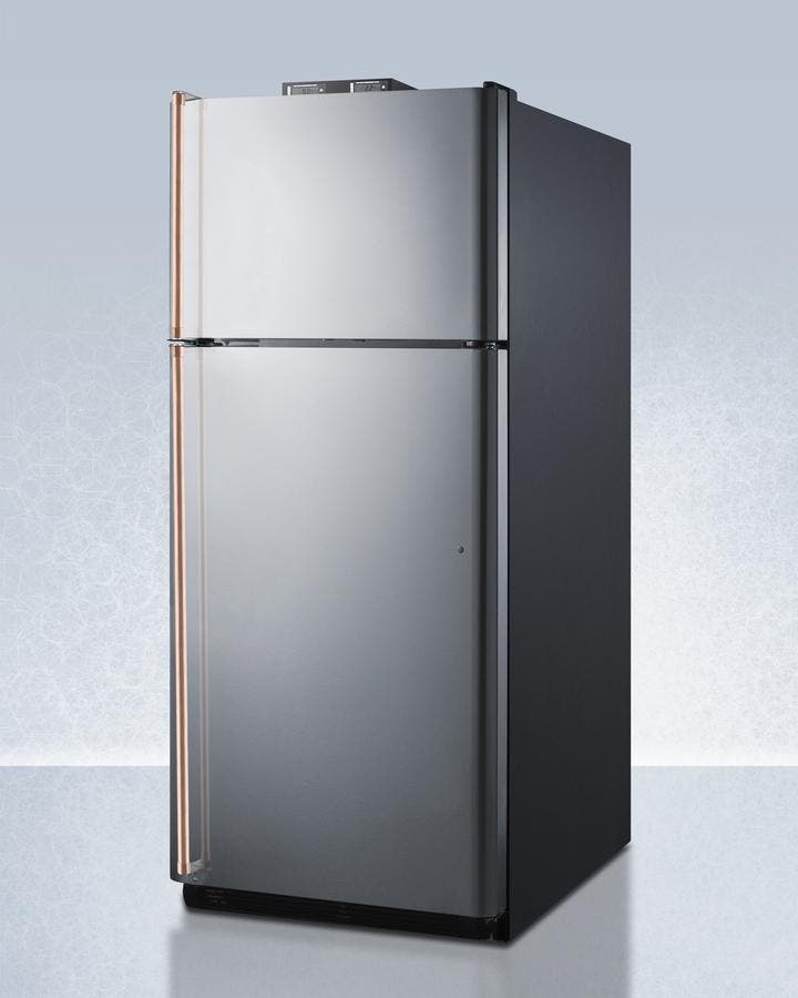 Summit BKRF18PLCP Stainless Steel/Gray, Copper Handles