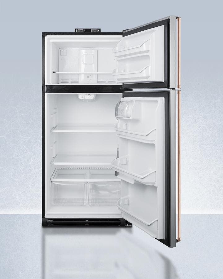 Summit BKRF18PLCP Stainless Steel/Gray, Copper Handles