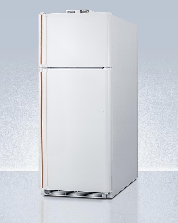 Summit BKRF18WCP White, Copper Handles