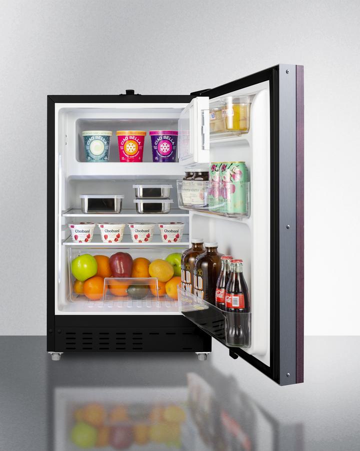 Summit ALRF49BIF 2.68 Cu. Ft. Built-in/Freestanding Refrigerator wi...