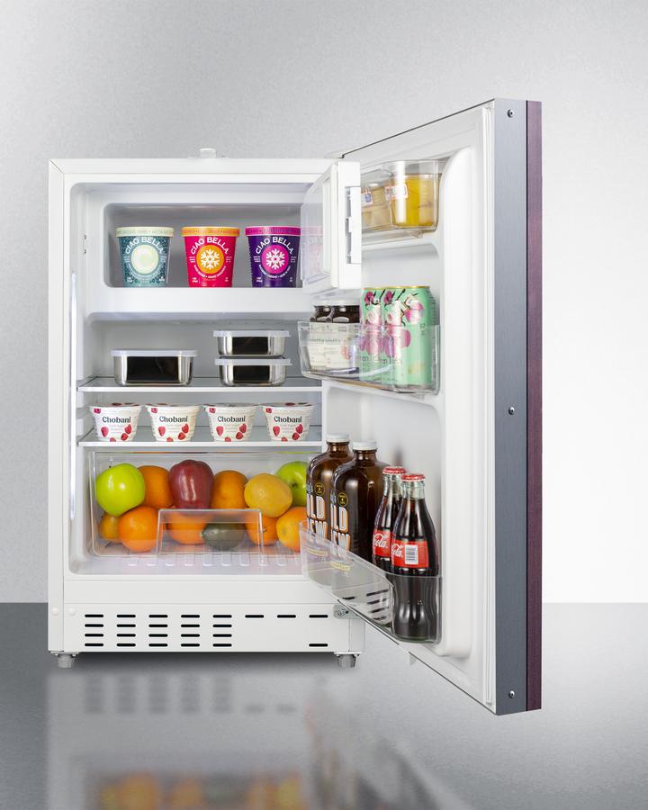 Summit ALRF48IF 2.68 Cu. Ft. Built-In/Freestanding Refrigerator wi...