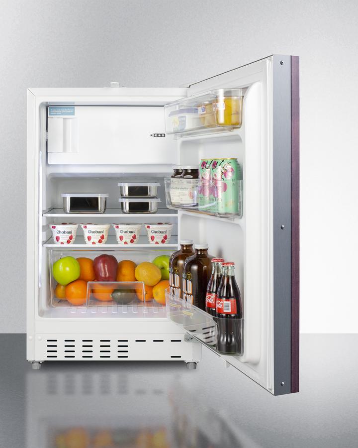 Summit ALRF48IF 2.68 Cu. Ft. Built-In/Freestanding Refrigerator wi...