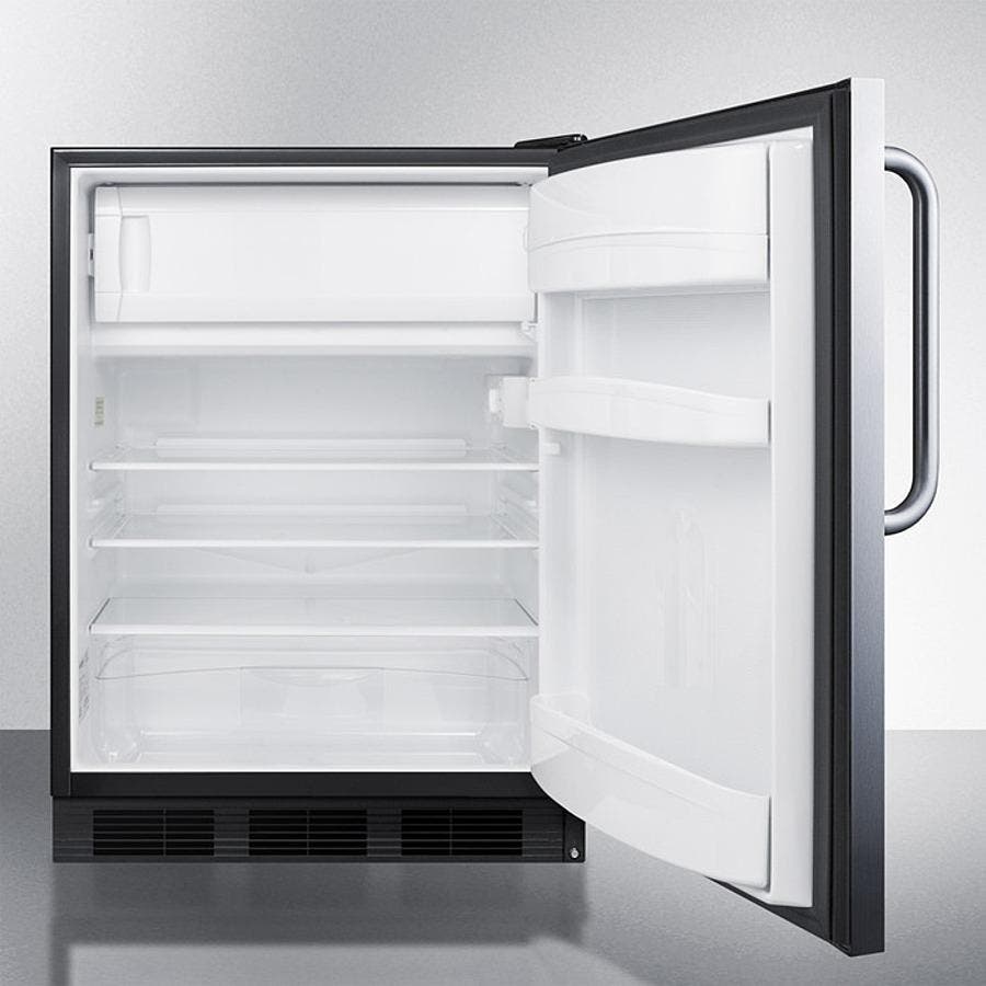 Summit AL652BKBISSTB Stainless Steel/Black