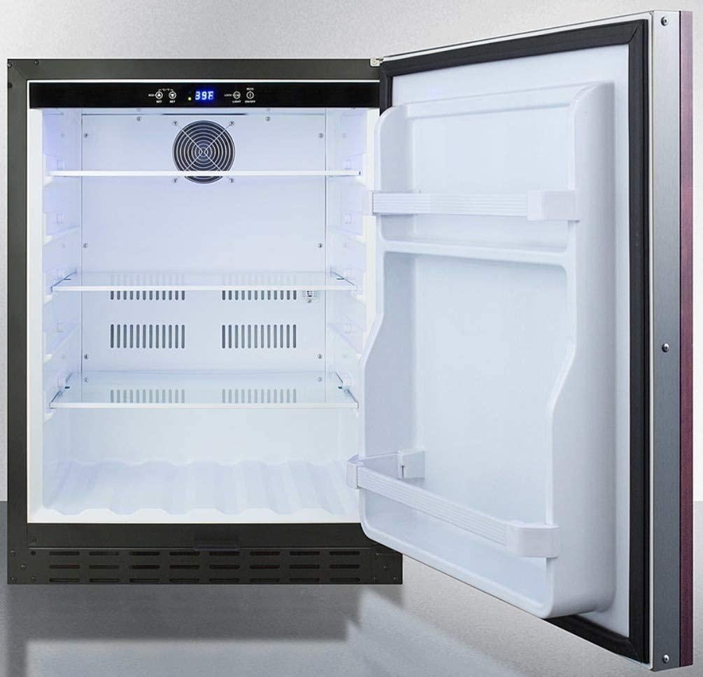 Summit AL55IF 24 Inch, 4.2 Cu. Ft. Built In/Freestanding