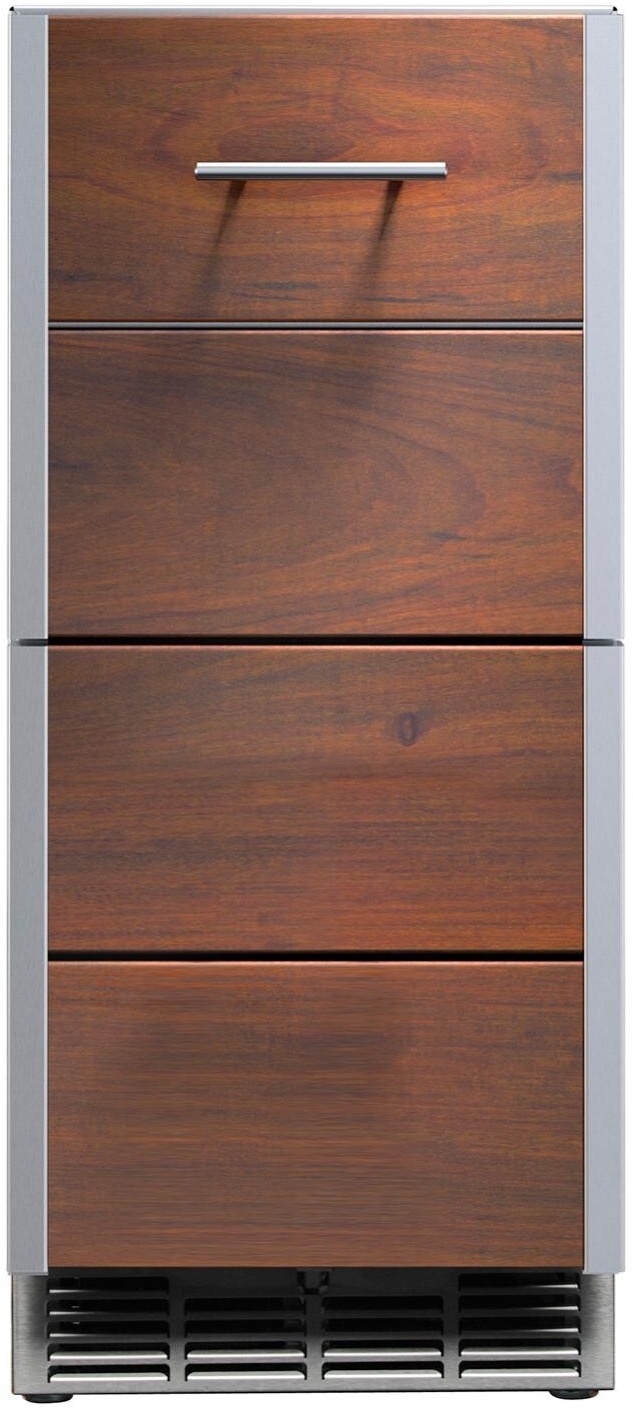 304-Grade Stainless Steel, Oiled Ipe Wood, Left Hinge, 2.8 Cu. Ft.