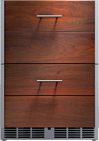 304-Grade Stainless Steel, Charcoal Gray, Two Drawer