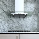 CCC 600/395 CFM Flat Glass Wall Hood
