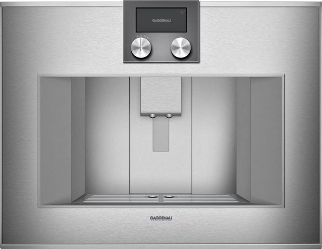 Gaggenau CM470712 24 Inch Built-In Smart Coffee Machine with Aroma B...