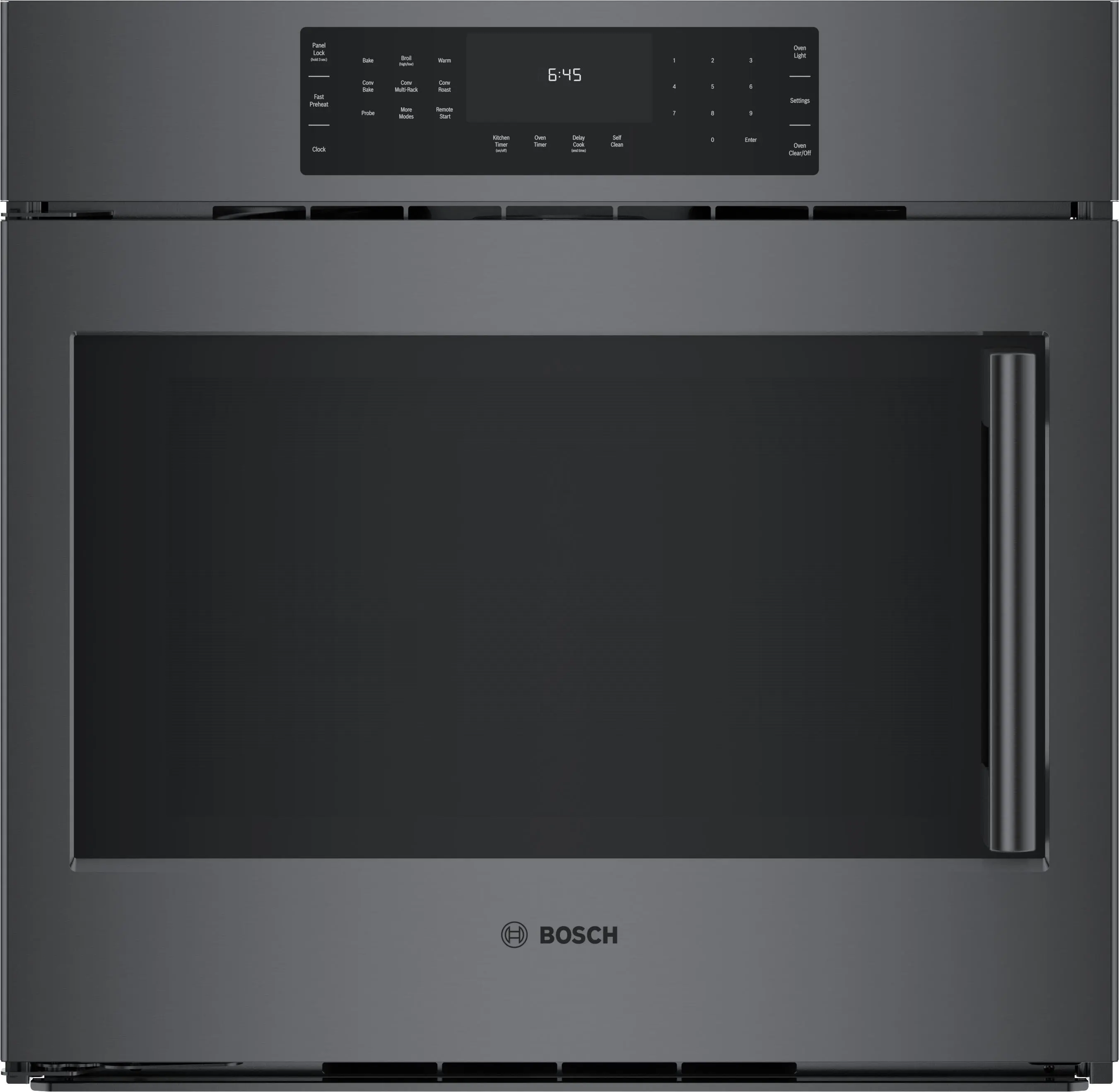 Bosch HBL8444LUC Black Stainless Steel, Left Hinge