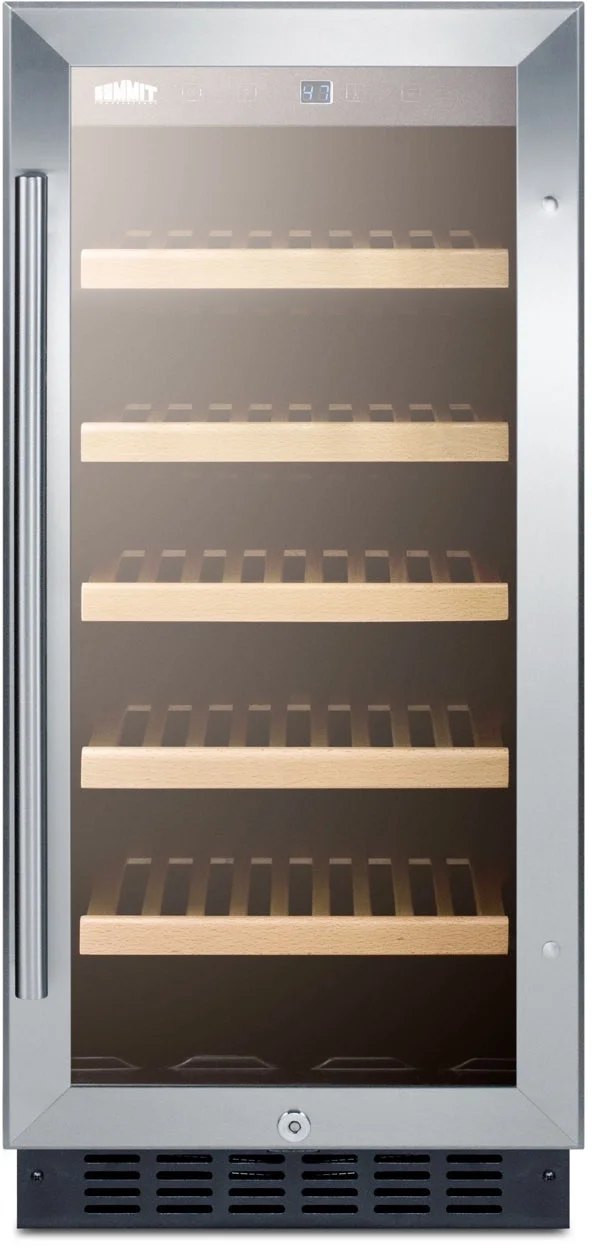 Summit ALWC15CSS 2.2 Cu. Ft. Built-In Wine Cellar with ADA Complian...