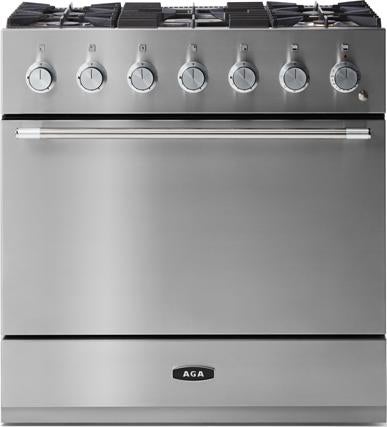 AGA AMC36DFSS 36 Inch Freestanding Dual Fuel Range with 5 Sealed...