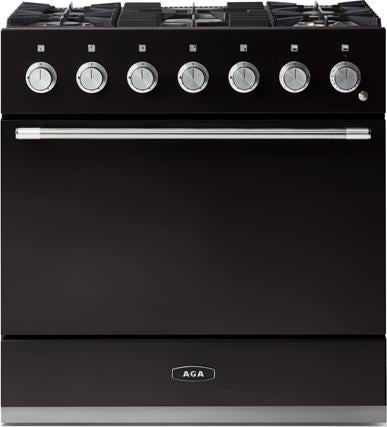 AGA AMC36DFMBL 36 Inch Freestanding Dual Fuel Range with 5 Sealed...